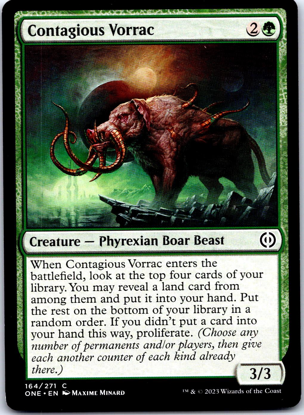 CONTAGIOUS VORRAC 164 C MAGIC: THE GATHERING MP