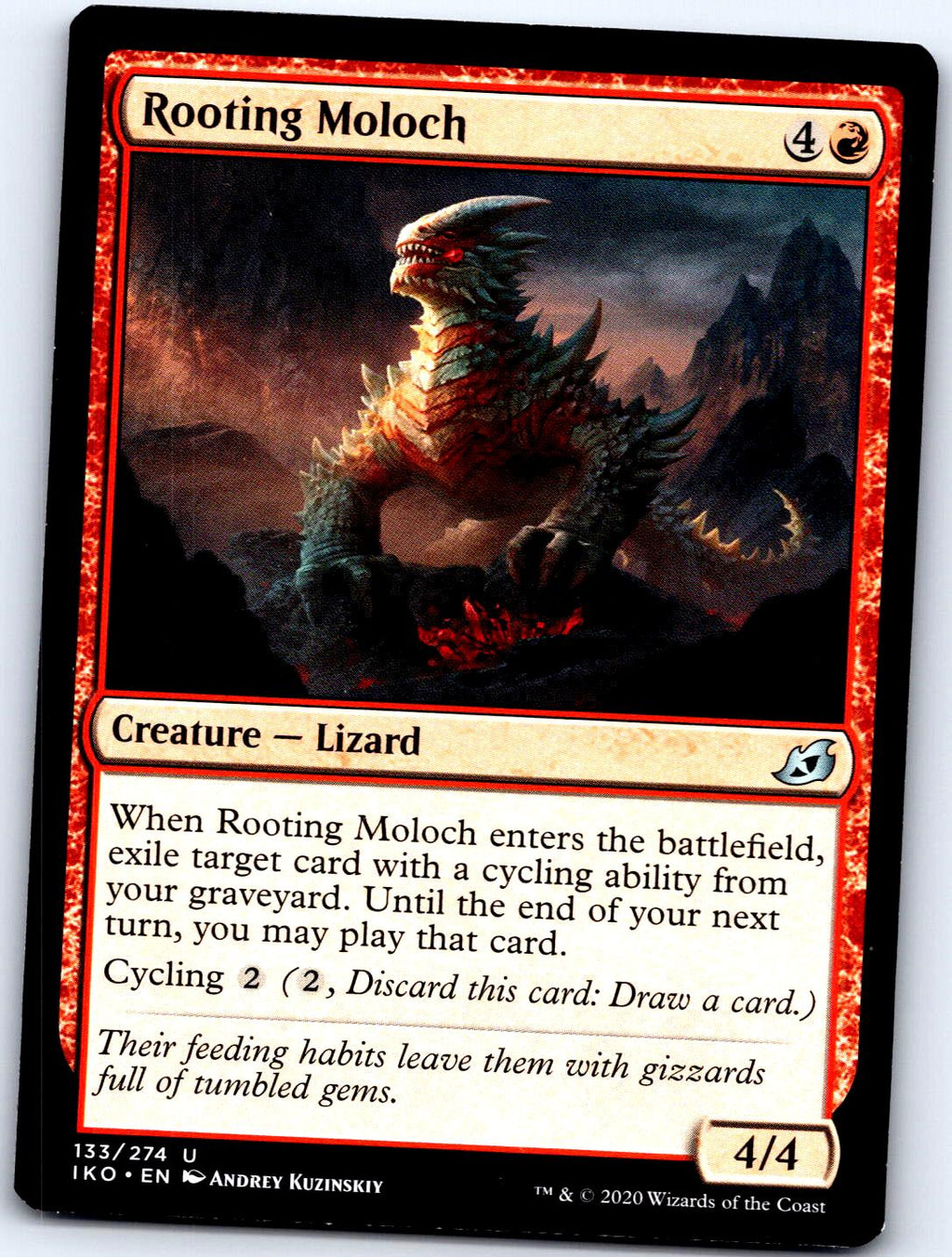 ROOTING MOLOCH 133 UC MAGIC: THE GATHERING MP