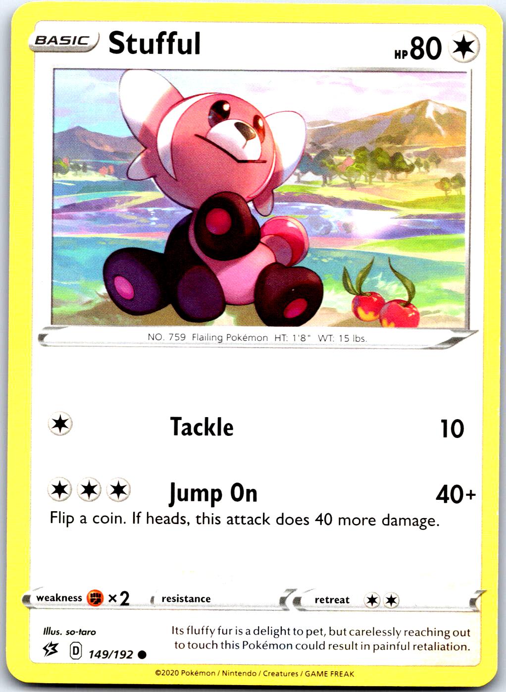 STUFFUL 149/192 C POKEMON MP