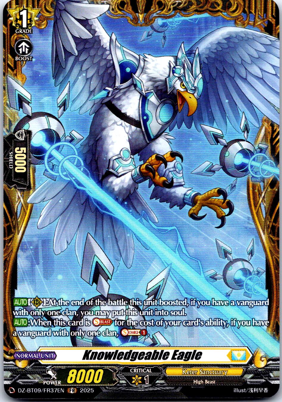 KNOWLEDGEABLE EAGLE (FR) DZ-BT09/FR37EN FR CARDFIGHT!! VANGUARD LP