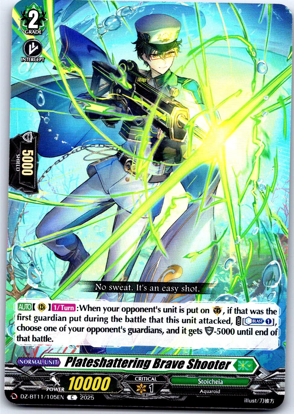 PLATESHATTERING BRAVE SHOOTER DZ-BT11/105EN C CARDFIGHT!! VANGUARD MP