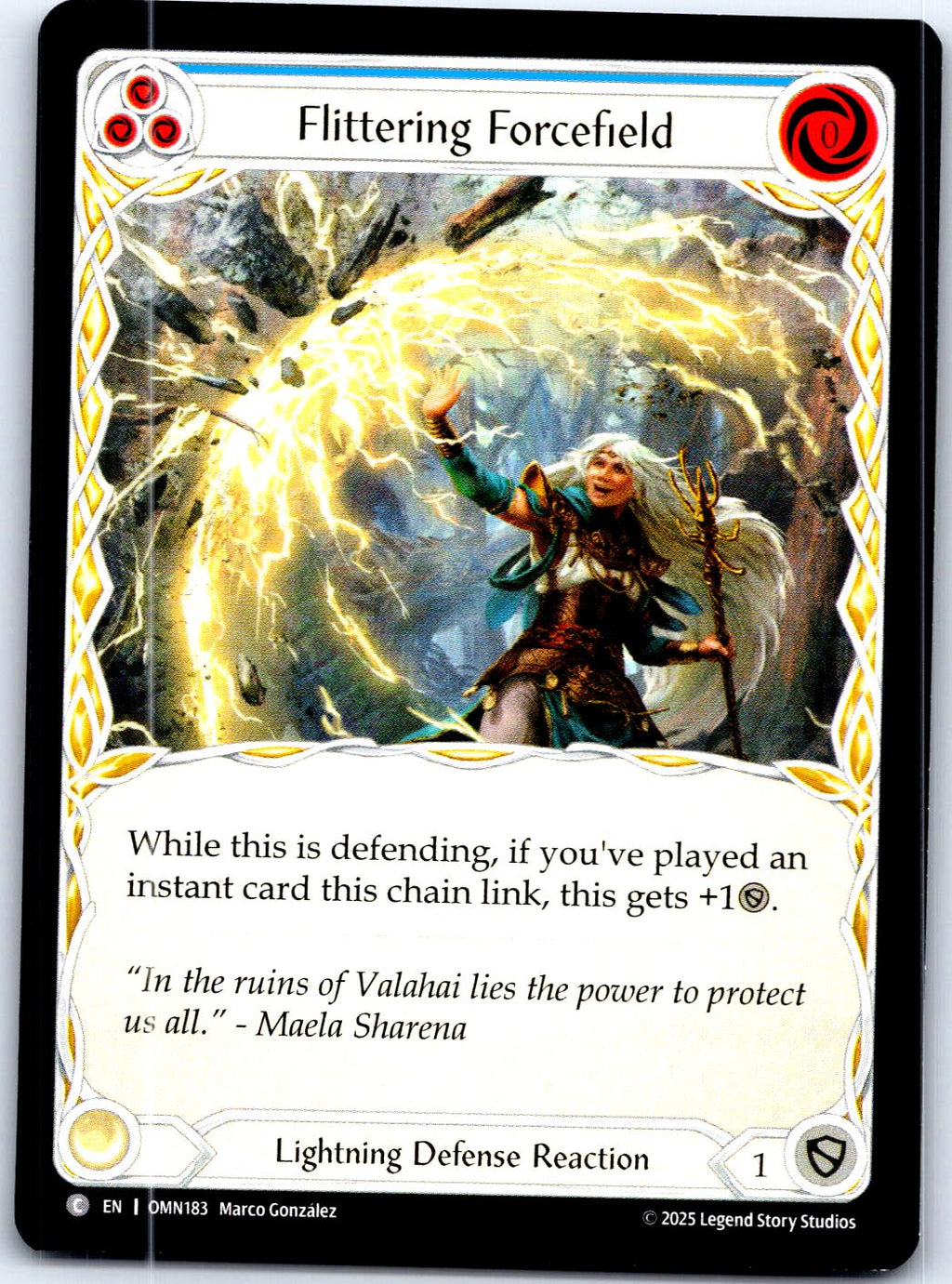 FLITTERING FORCEFIELD (BLUE) OMN183 C FLESH AND BLOOD MP