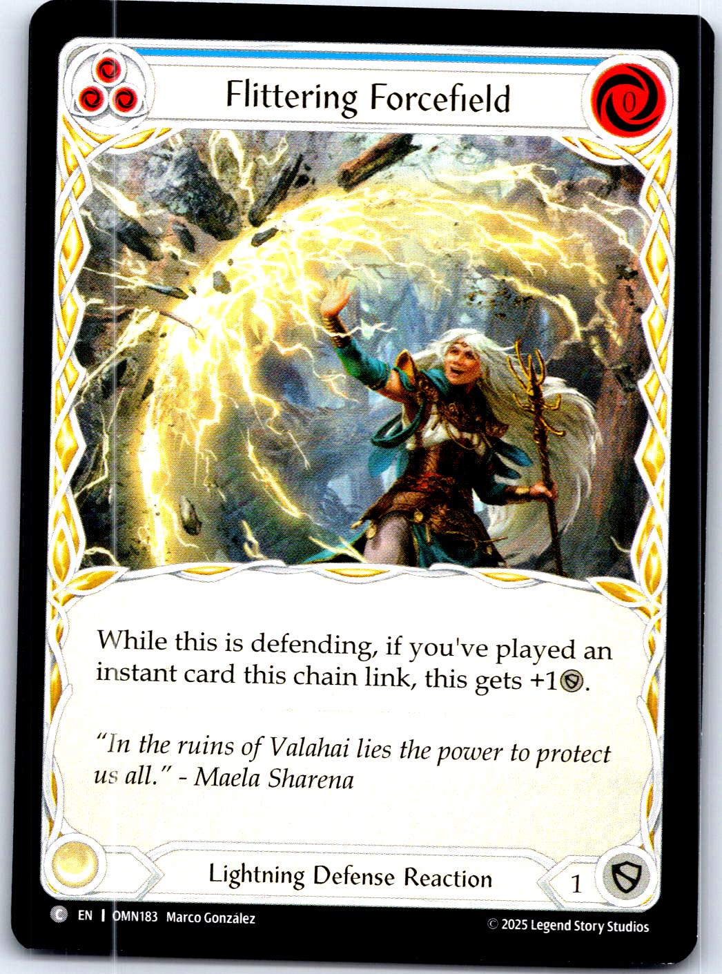 FLITTERING FORCEFIELD (BLUE) OMN183 C FLESH AND BLOOD MP