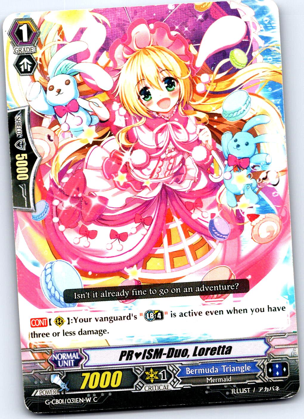 PRISM-DUO, LORETTA (W) G-CB01/031EN W C CARDFIGHT!! VANGUARD HP