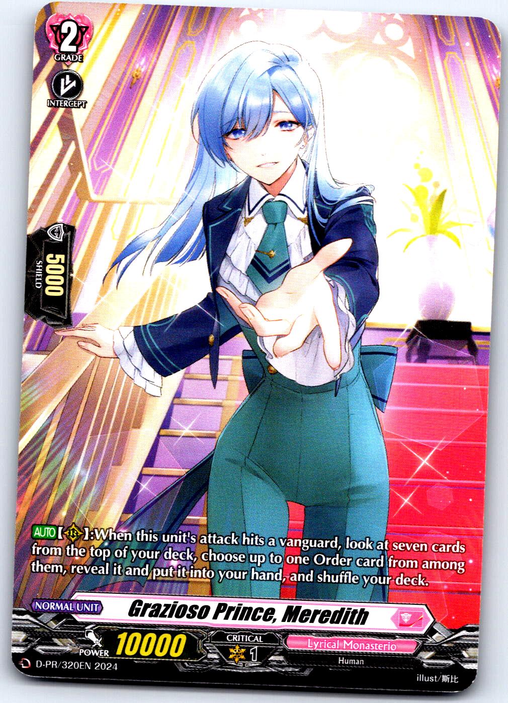 GRAZIOSO PRINCE, MEREDITH D-PR/320EN P CARDFIGHT!! VANGUARD MP