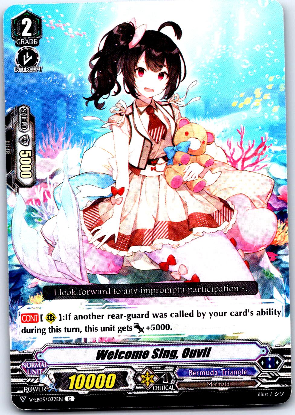WELCOME SING, OUVIL V-EB05/032EN C CARDFIGHT!! VANGUARD MP