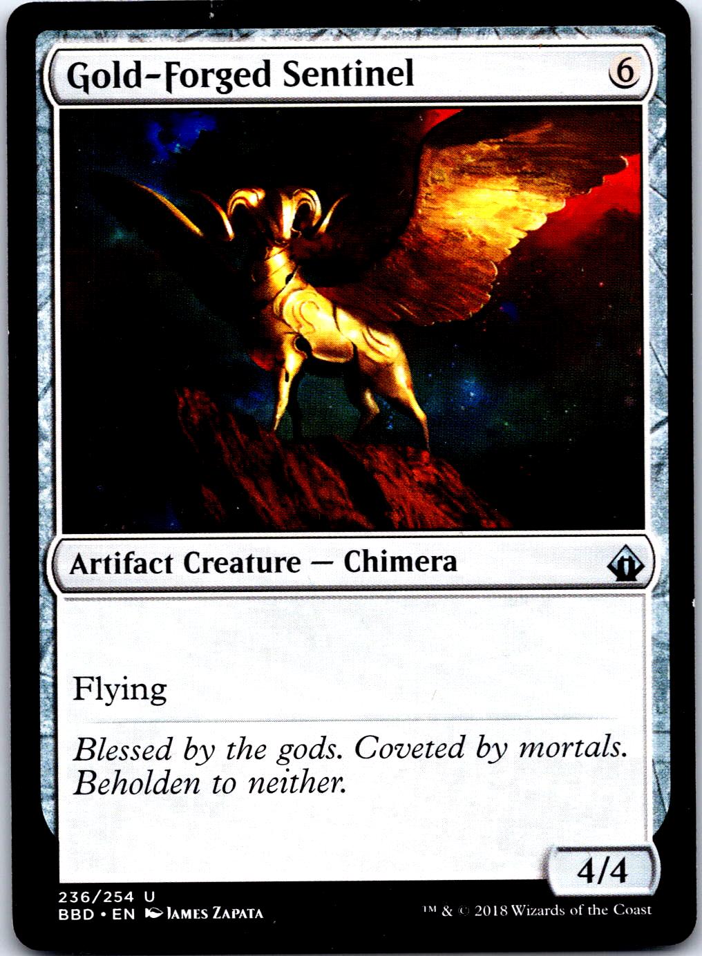 GOLD-FORGED SENTINEL 236 UC MAGIC: THE GATHERING MP