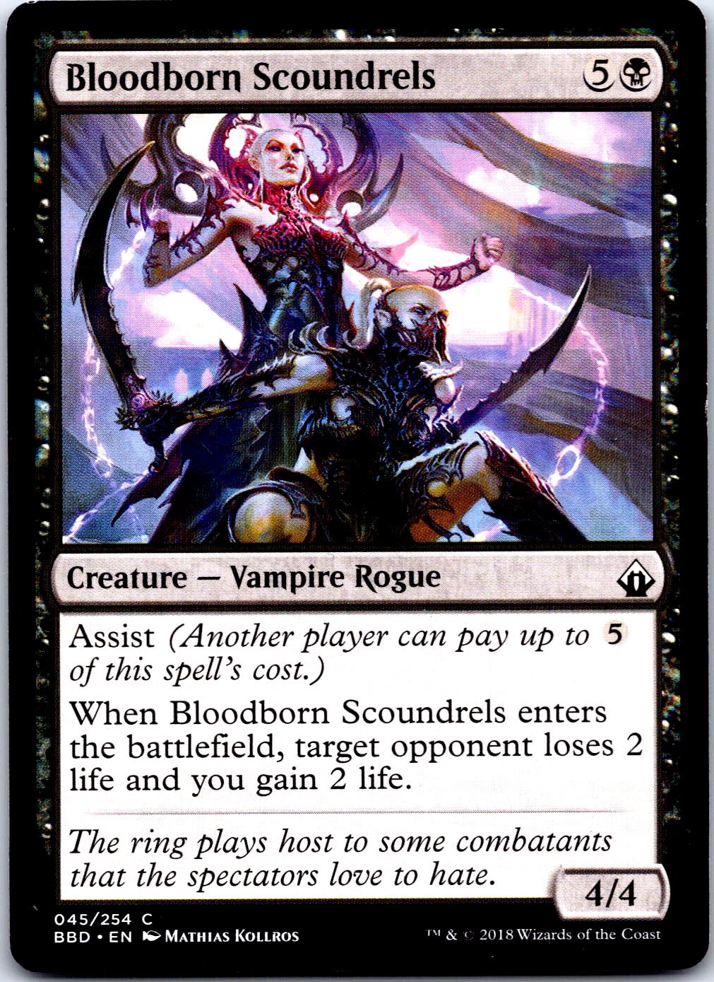 BLOODBORN SCOUNDRELS 45 C MAGIC: THE GATHERING MP