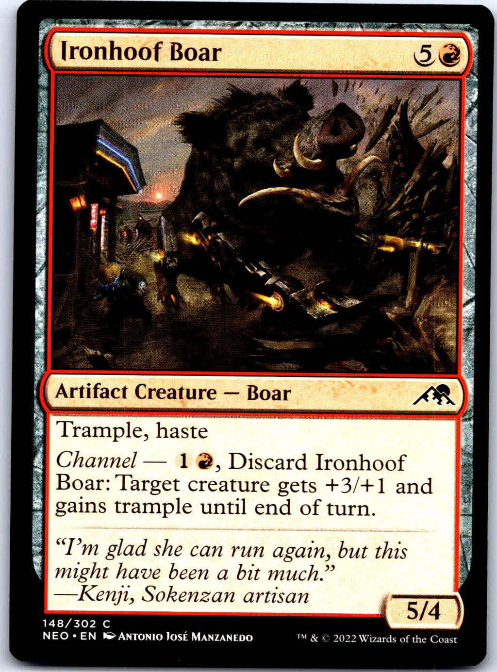 IRONHOOF BOAR 148 C MAGIC: THE GATHERING MP