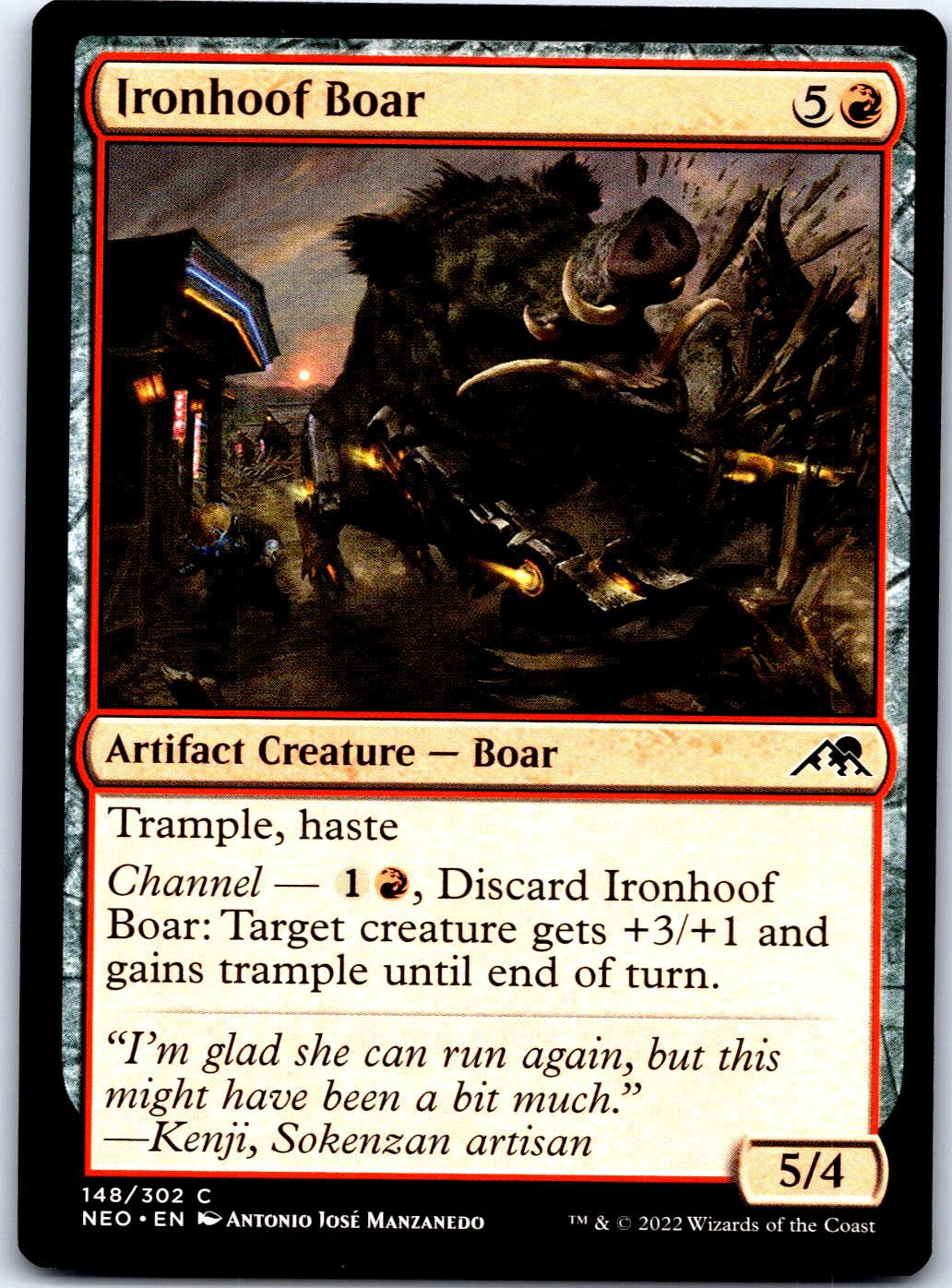 IRONHOOF BOAR 148 C MAGIC: THE GATHERING MP