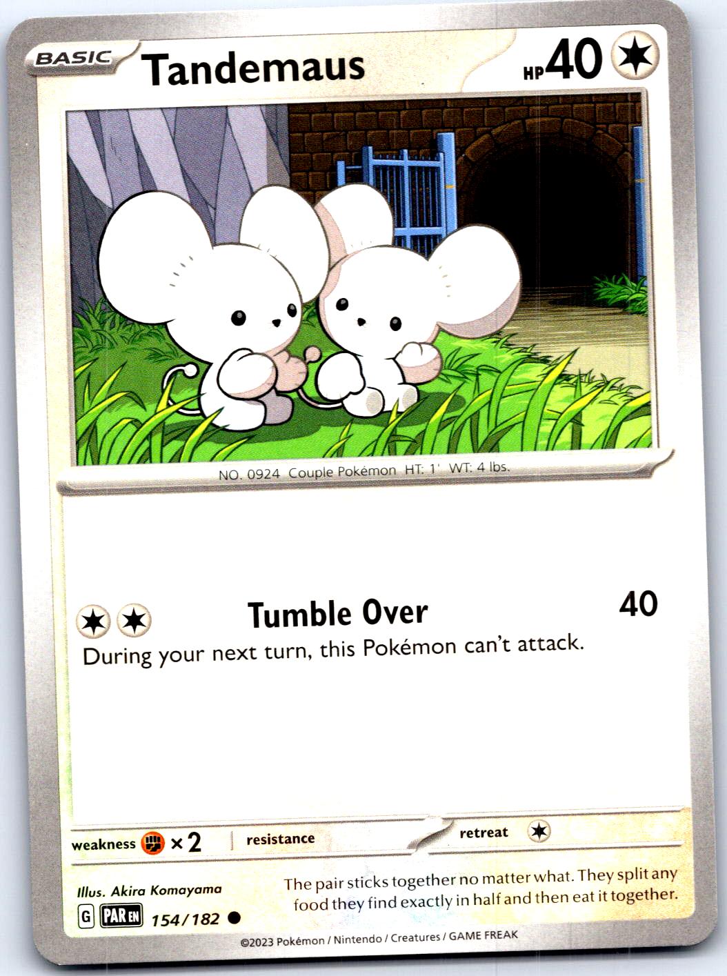 TANDEMAUS 154/182 C POKEMON MP