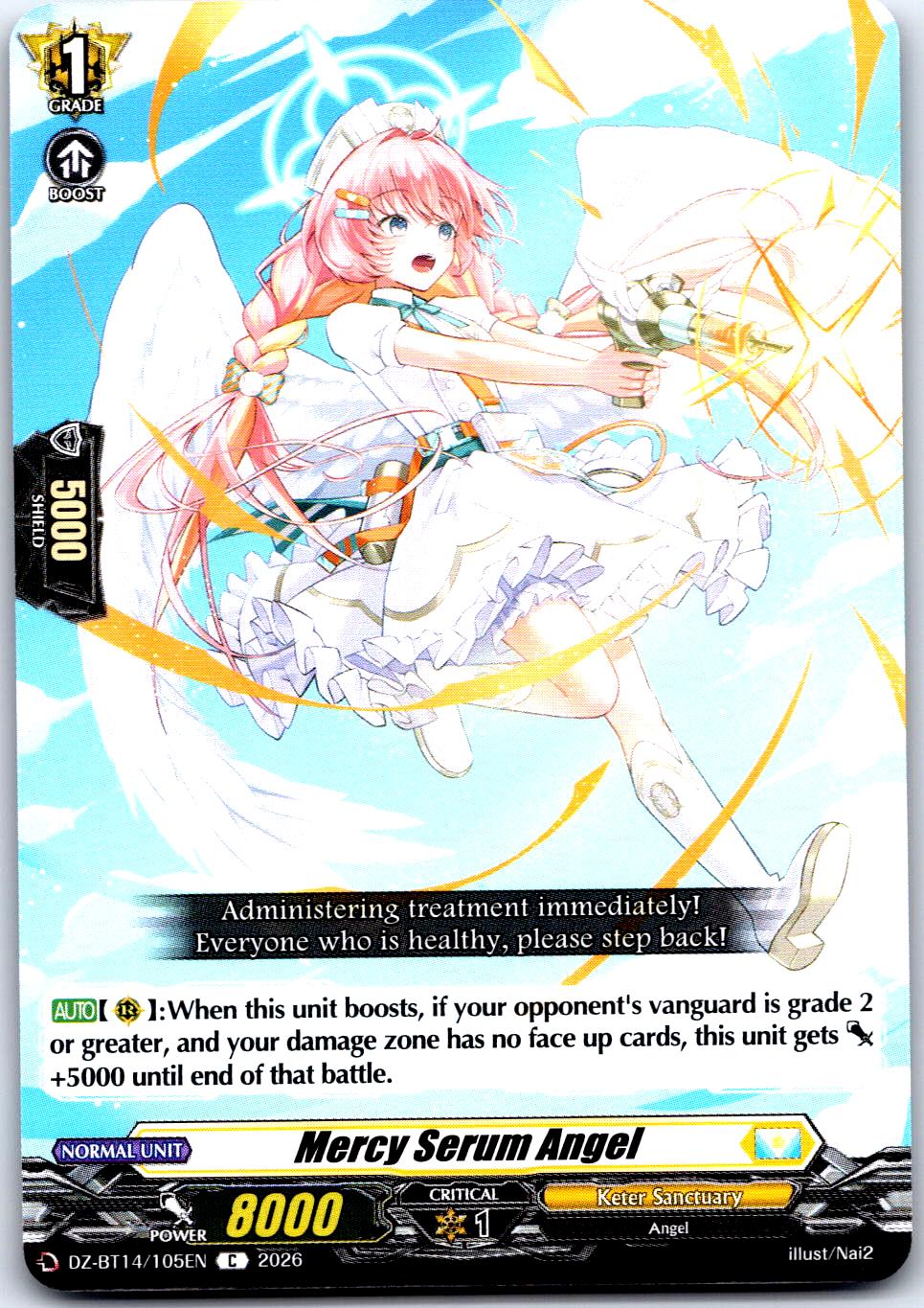 MERCY SERUM ANGEL DZ-BT14/105EN C CARDFIGHT!! VANGUARD MP