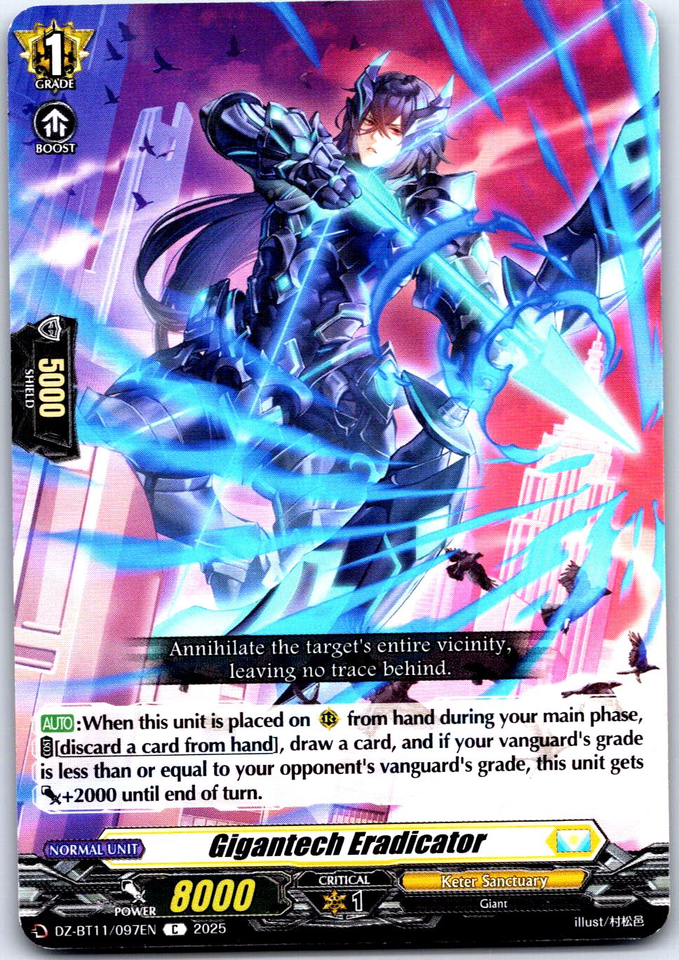 GIGANTECH ERADICATOR DZ-BT11/097EN C CARDFIGHT!! VANGUARD LP