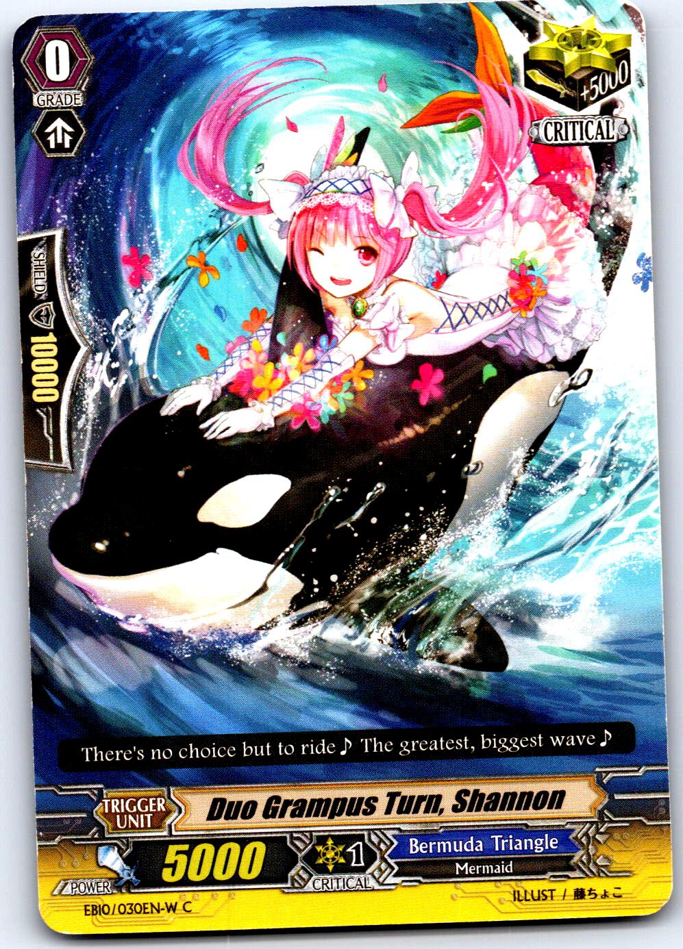 DUO GRAMPUS TURN, SHANNON (WHITE) EB10/030EN-W C CARDFIGHT!! VANGUARD HP