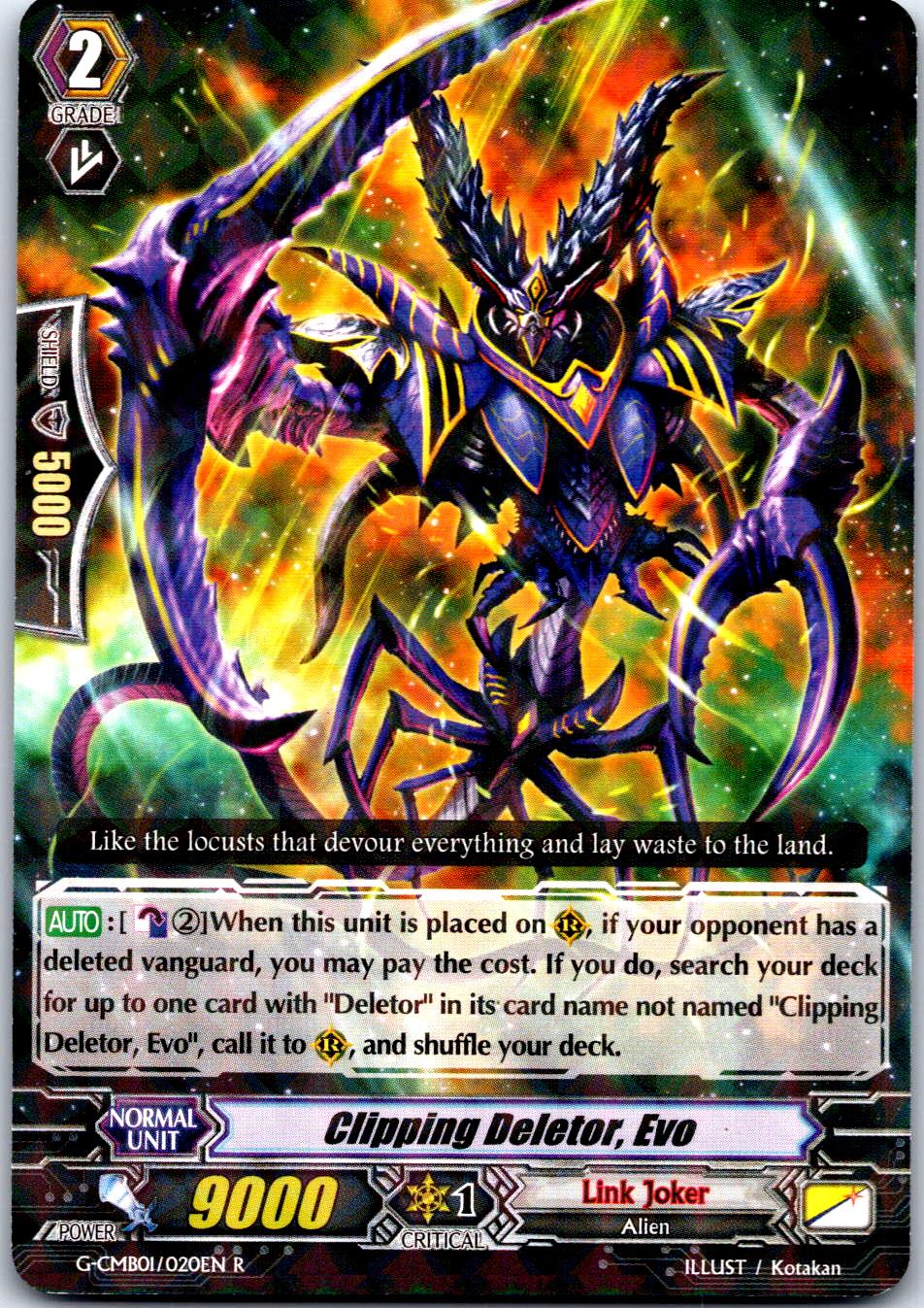 CLIPPING DELETOR, EVO G-CMB01/020EN R CARDFIGHT!! VANGUARD MP