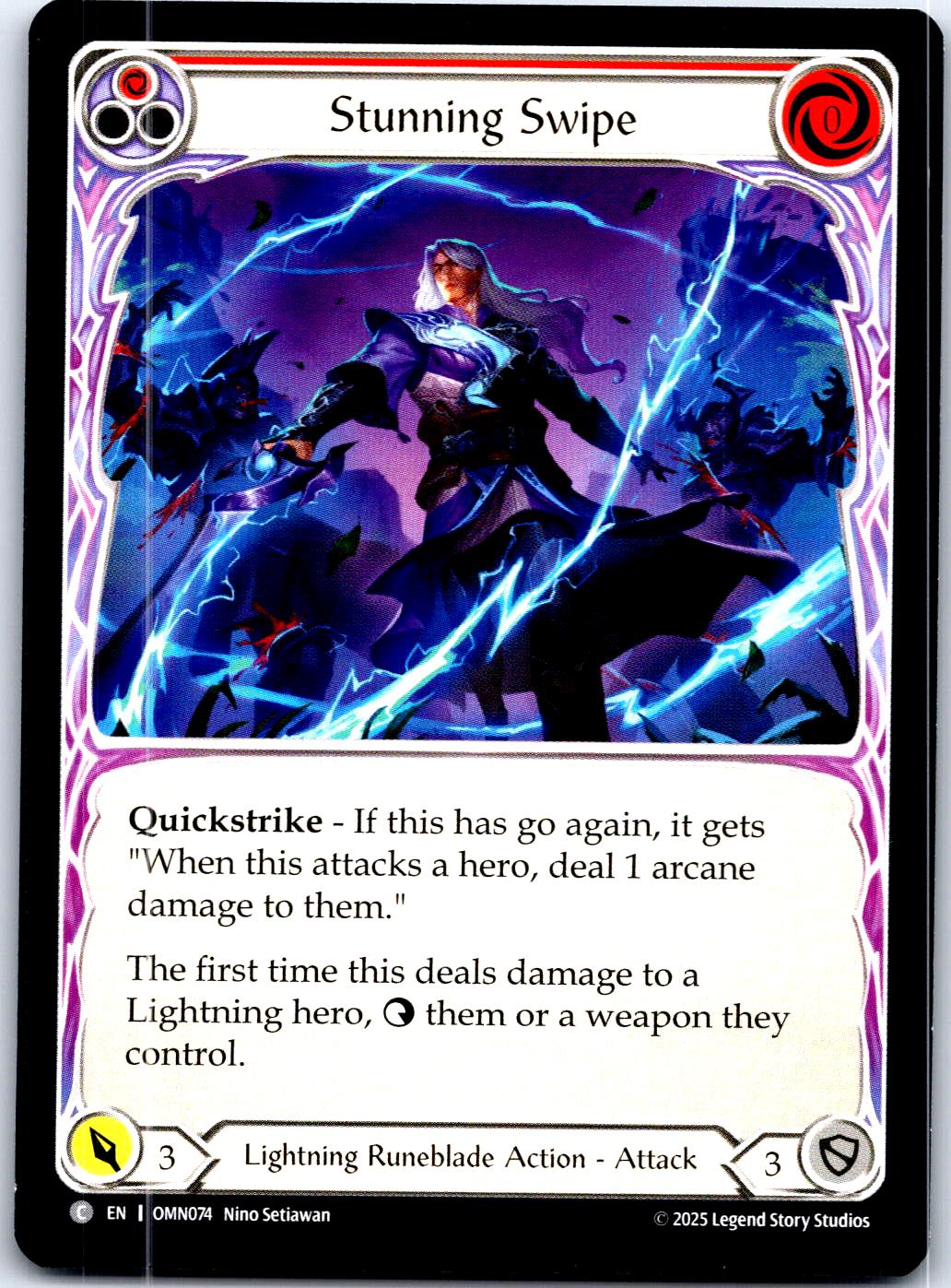 STUNNING SWIPE (RED) OMN074 C FLESH AND BLOOD MP