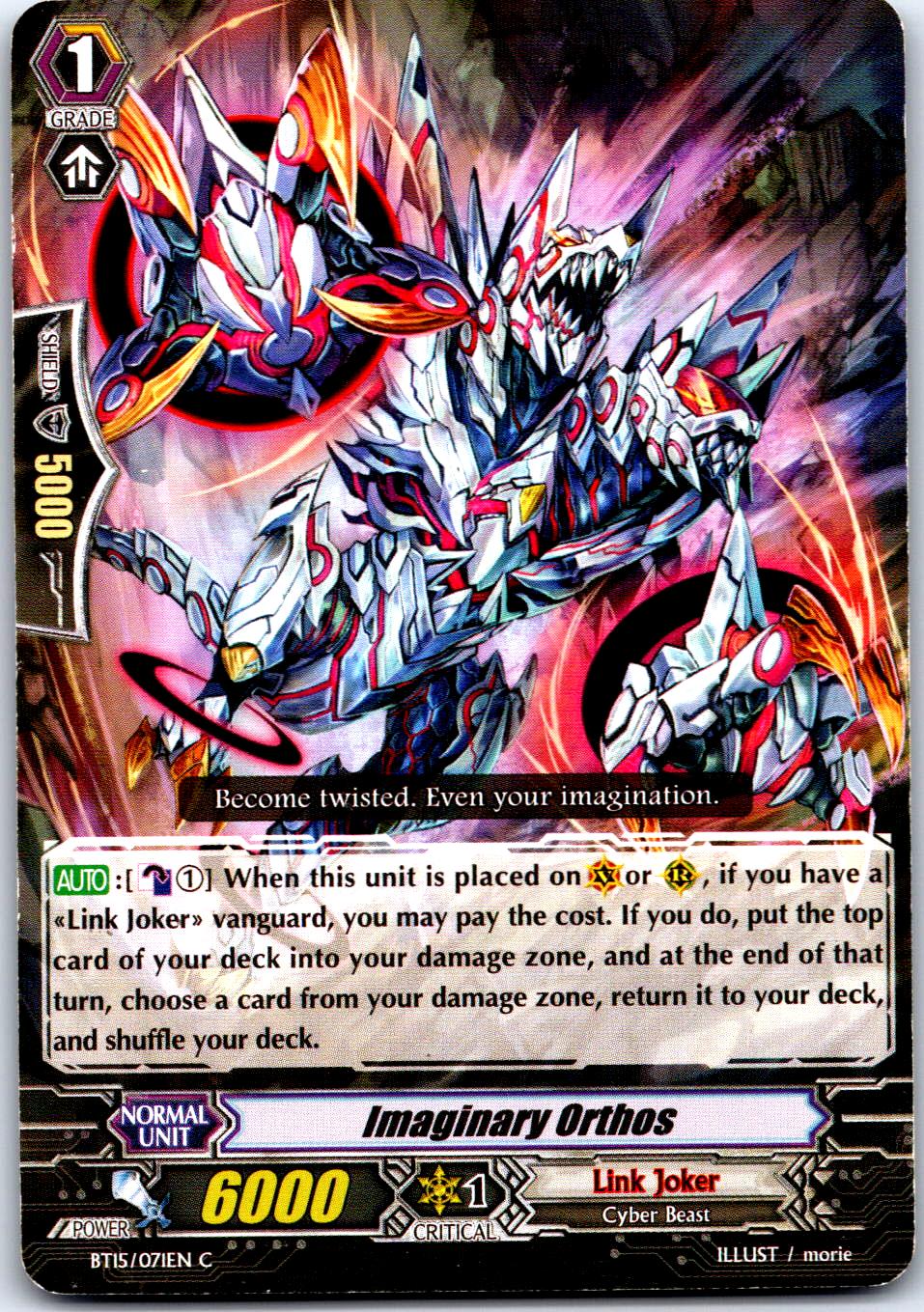 IMAGINARY ORTHOS BT15/071EN C CARDFIGHT!! VANGUARD MP