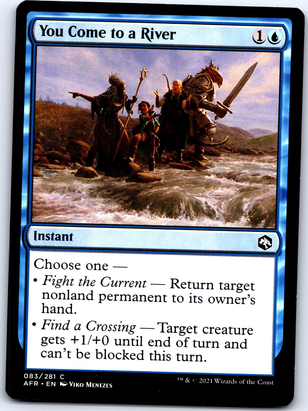 YOU COME TO A RIVER 83 C MAGIC: THE GATHERING MP