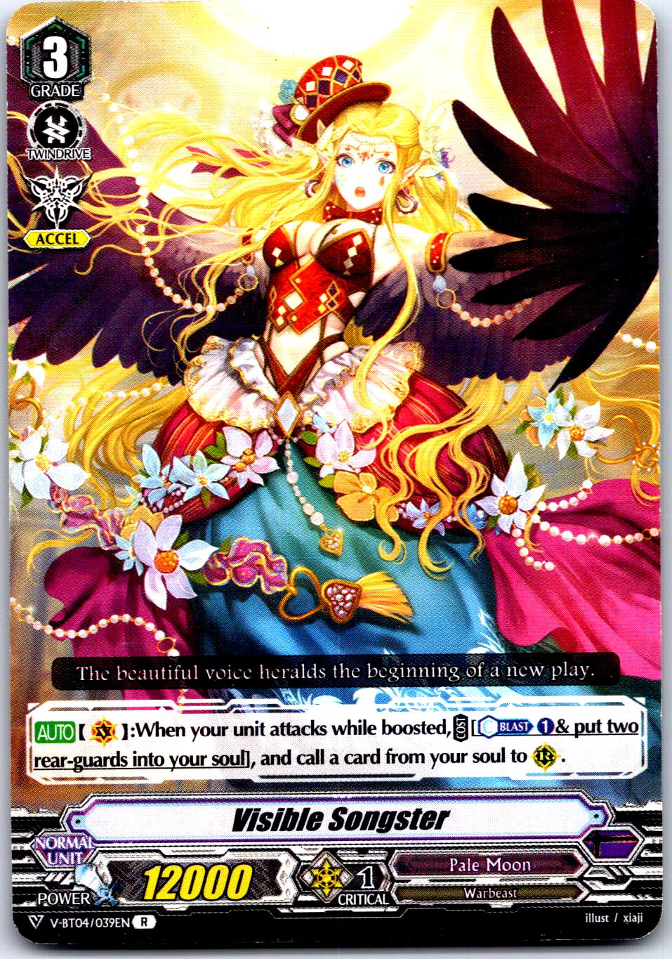 VISIBLE SONGSTER V-BT04/039EN R CARDFIGHT!! VANGUARD MP