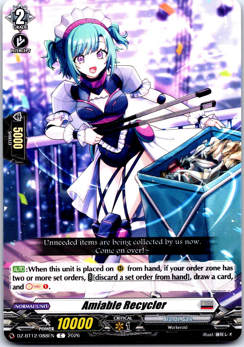 AMIABLE RECYCLER DZ-BT12/088EN C CARDFIGHT!! VANGUARD LP