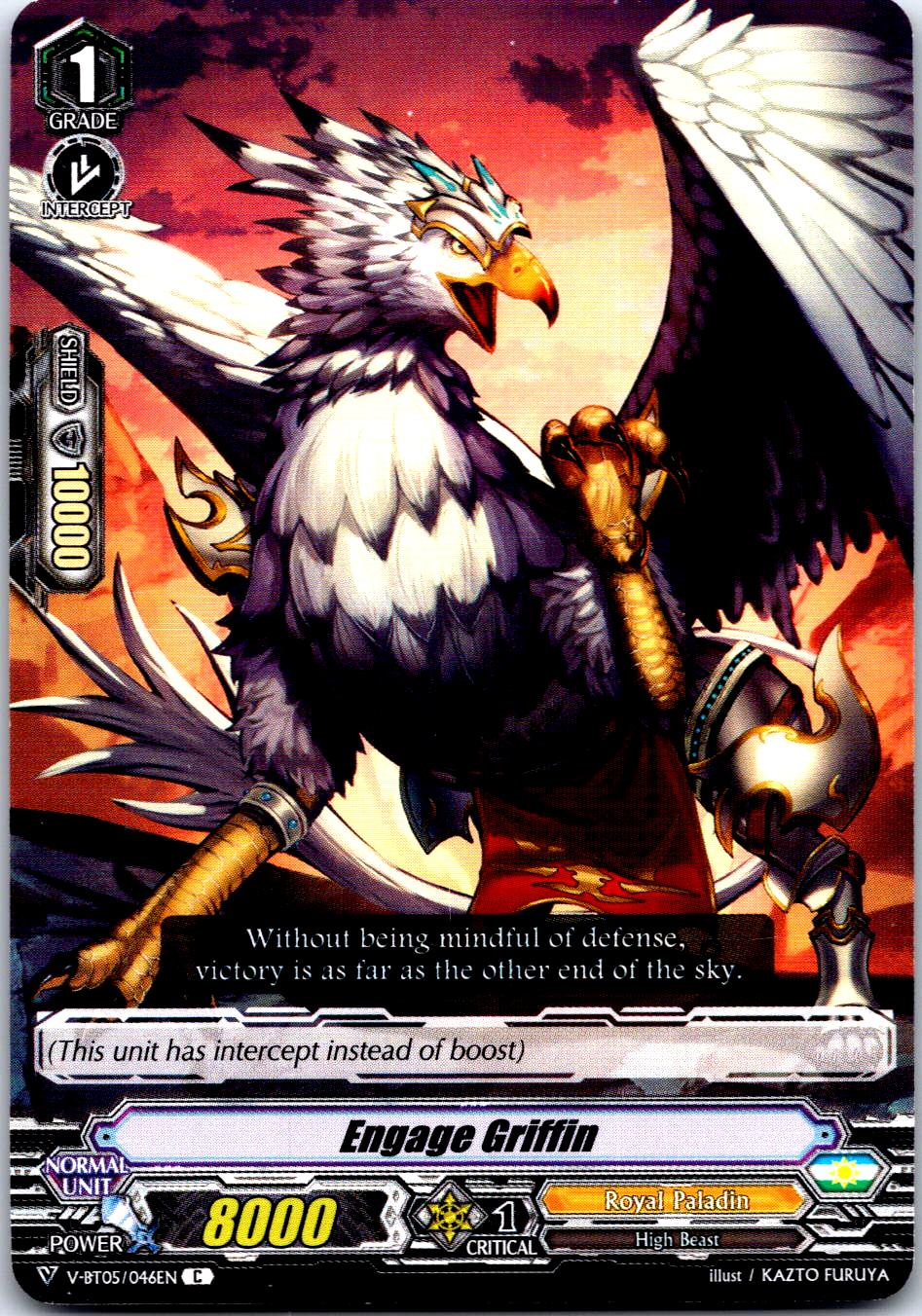 ENGAGE GRIFFIN V-BT05/046EN C CARDFIGHT!! VANGUARD MP
