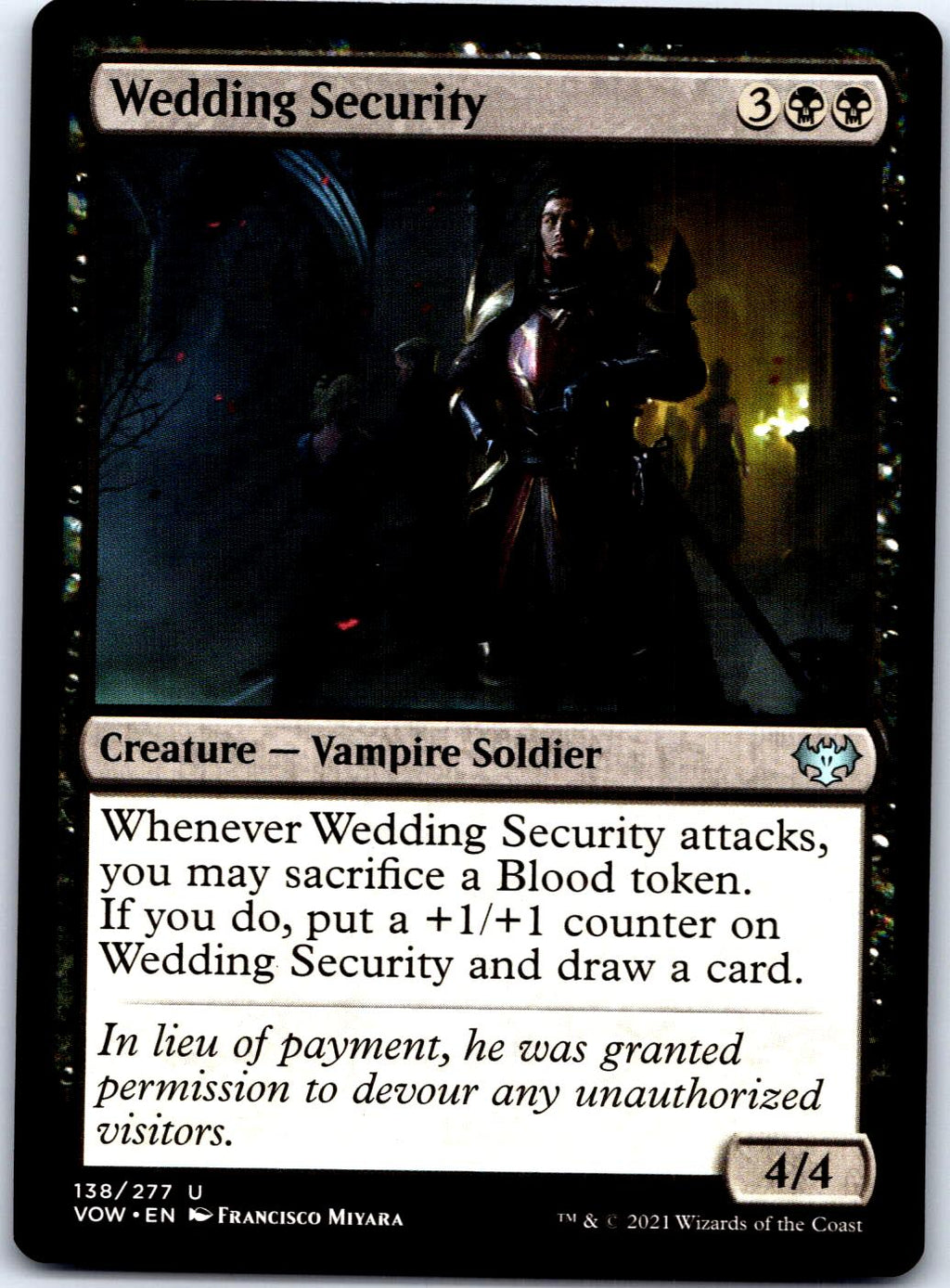 WEDDING SECURITY 138 UC MAGIC: THE GATHERING MP