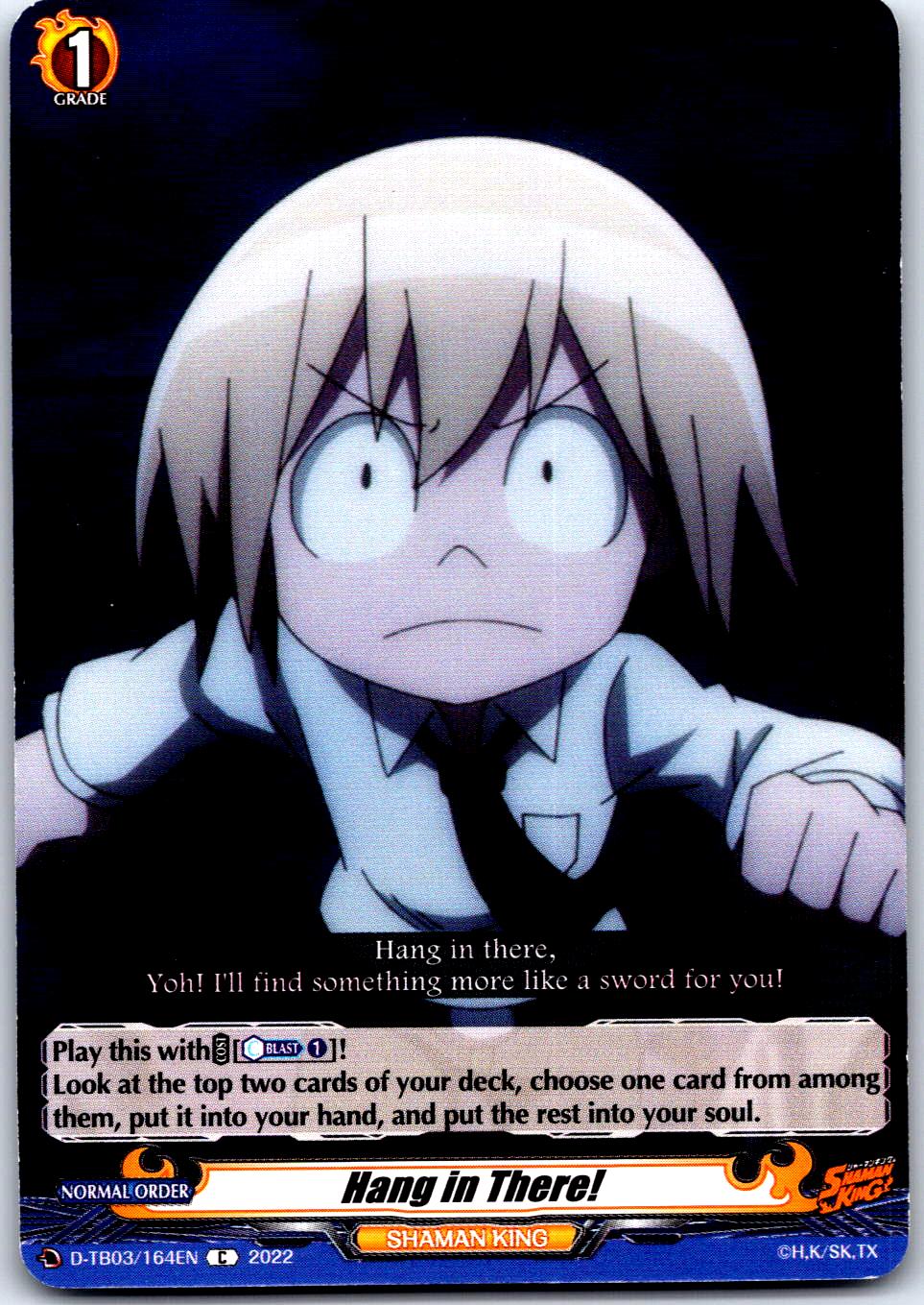HANG IN THERE! D-TB03/164EN C CARDFIGHT!! VANGUARD MP
