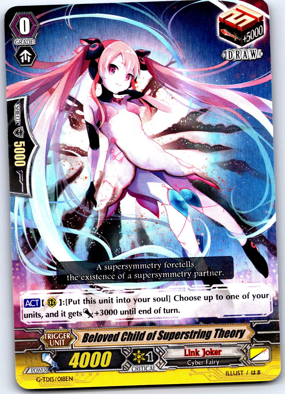 BELOVED CHILD OF SUPERSTRING THEORY G-TD15/018EN CARDFIGHT!! VANGUARD MP