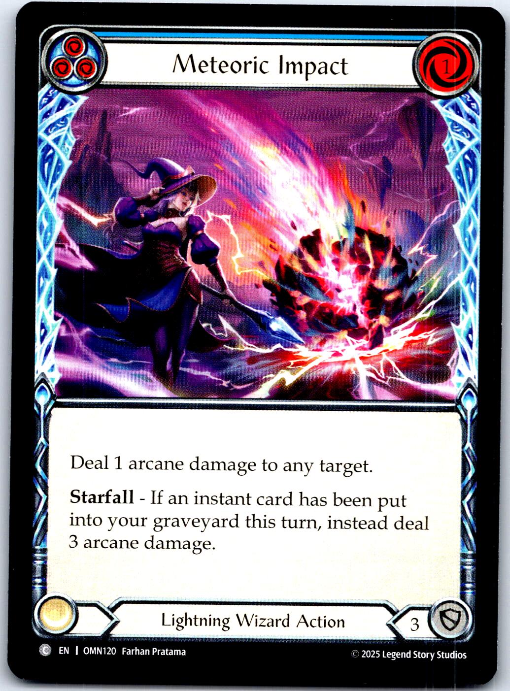 METEORIC IMPACT (BLUE) OMN120 C FLESH AND BLOOD MP