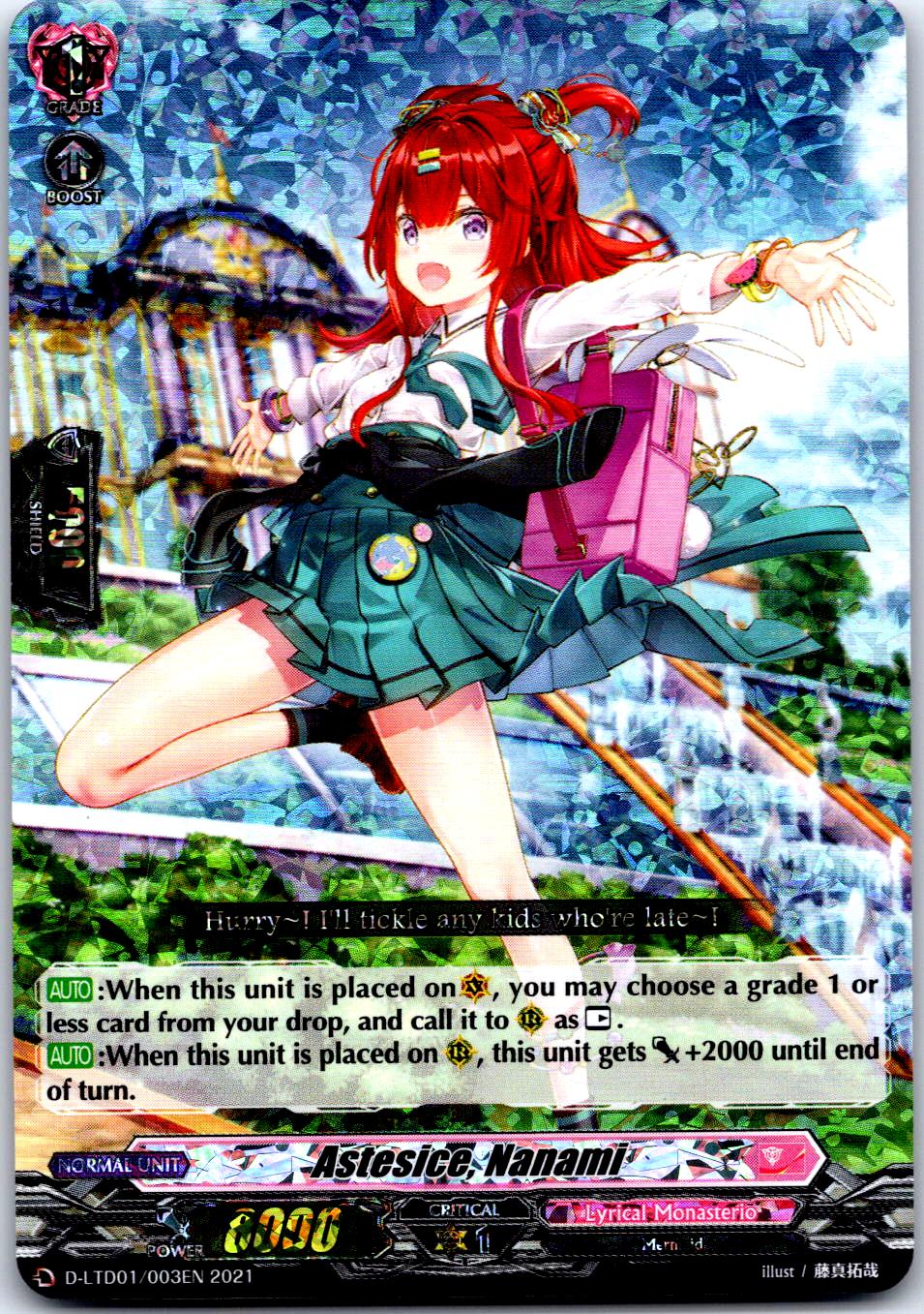 ASTESICE, NANAMI (RRR FOIL) D-LTD01/003EN TRIPLE RARE CARDFIGHT!! VANGUARD MP
