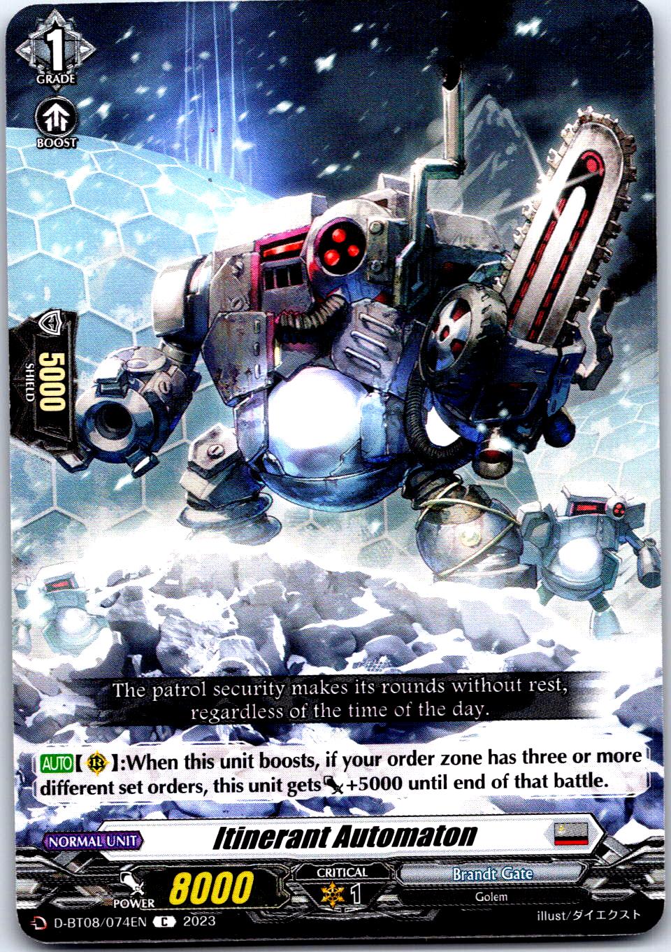ITINERANT AUTOMATON D-BT08/074EN C CARDFIGHT!! VANGUARD MP