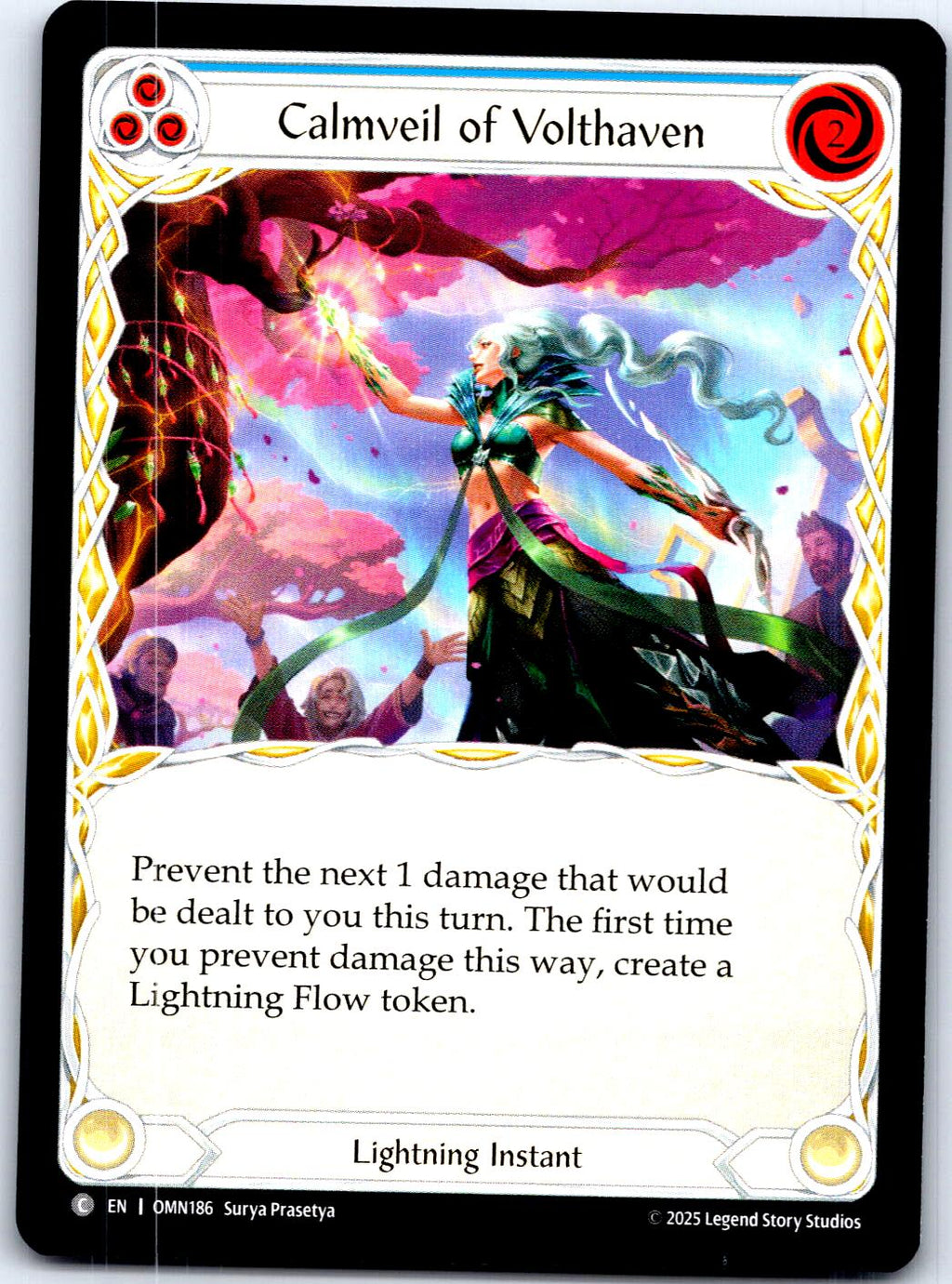 CALMVEIL OF VOLTHAVEN (BLUE) OMN186 C FLESH AND BLOOD MP