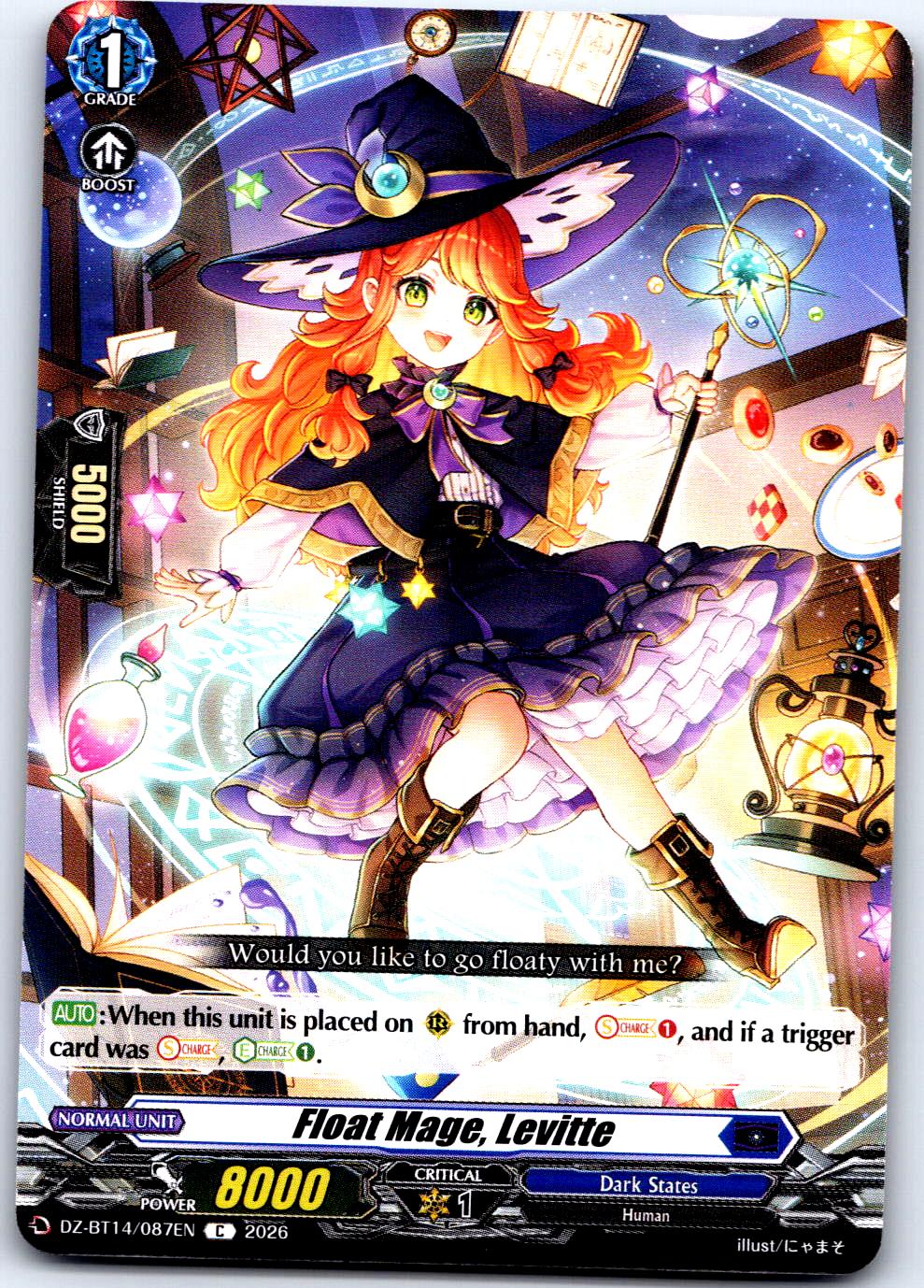 FLOAT MAGE, LEVITTE DZ-BT14/087EN C CARDFIGHT!! VANGUARD MP