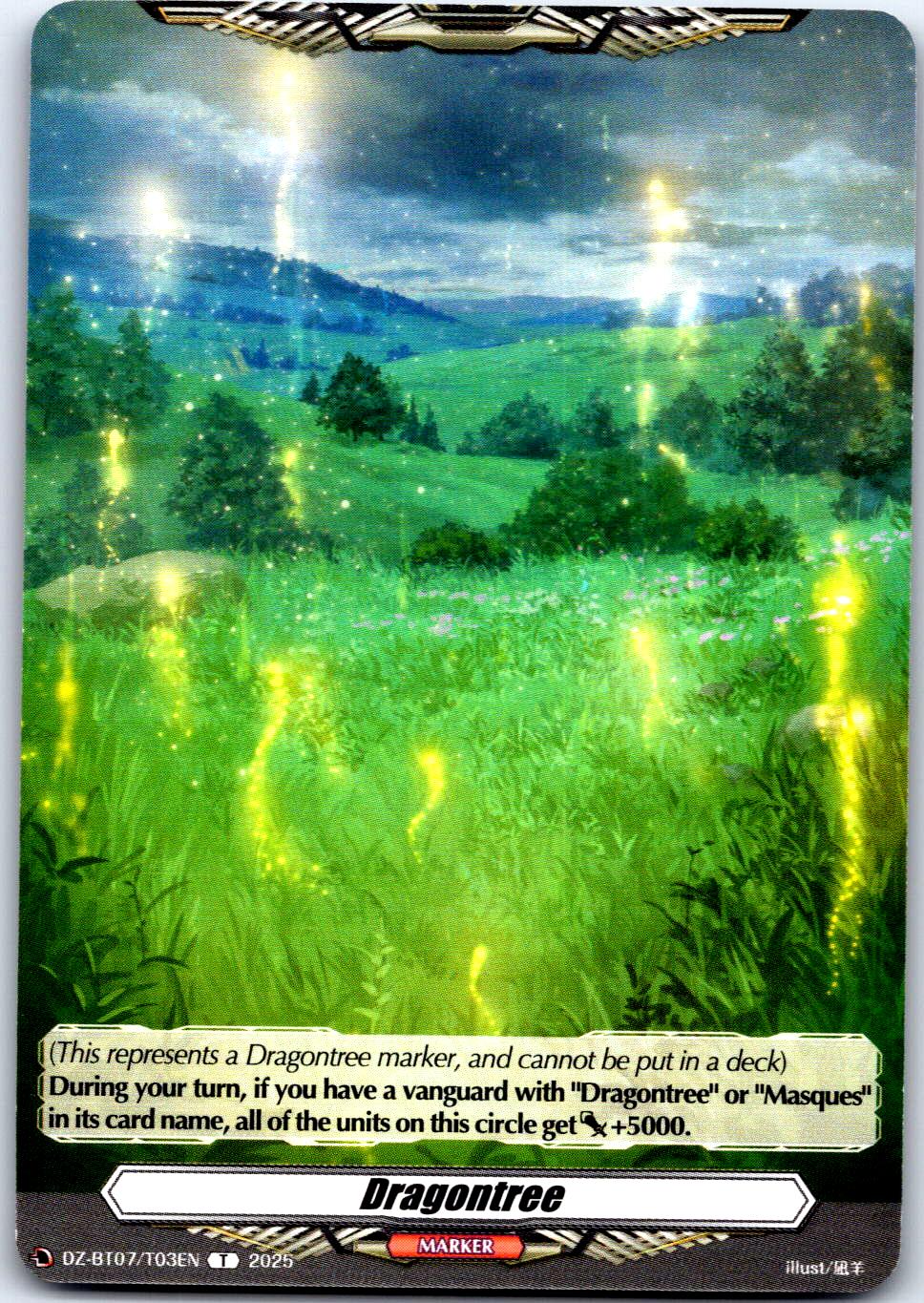 DRAGONTREE DZ-BT07/T03EN TOKEN CARDFIGHT!! VANGUARD MP