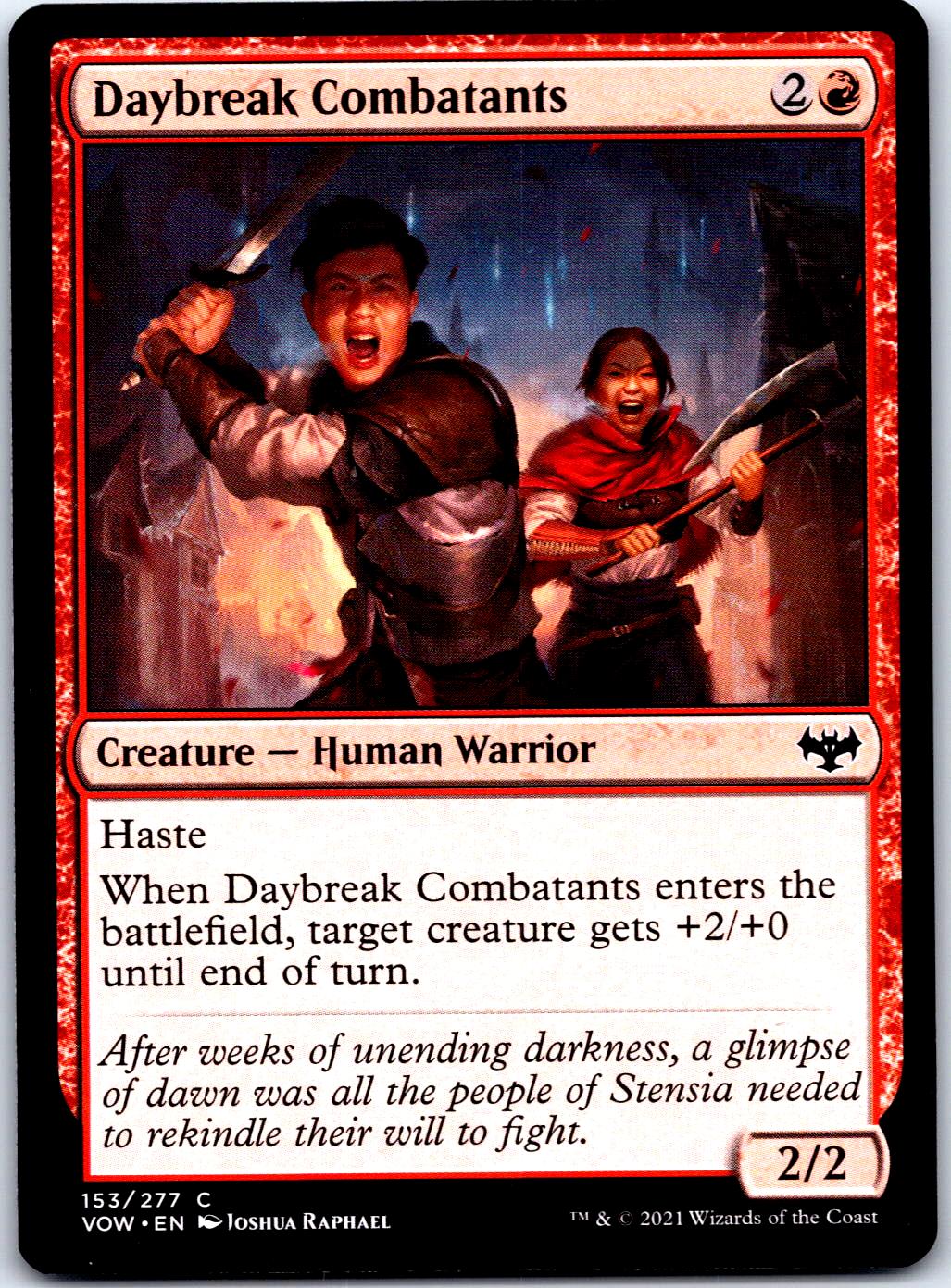 DAYBREAK COMBATANTS 153 C MAGIC: THE GATHERING MP
